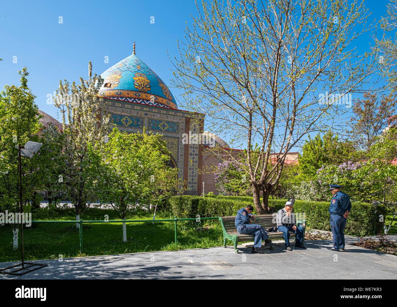 Armenia, Yerevan, the Blue mosque built in 1766 Stock Photo