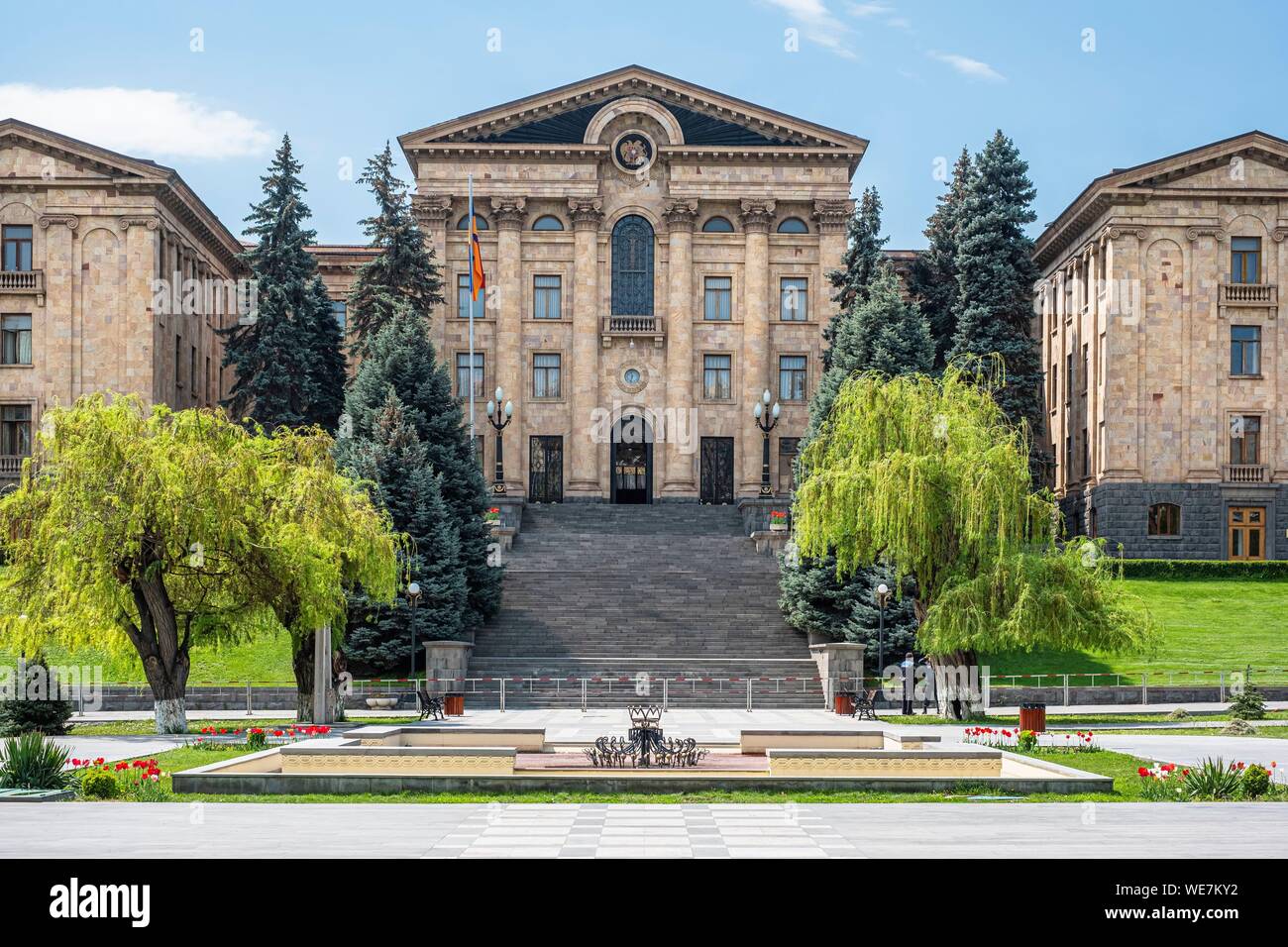 Armenia, Yerevan, building of the Parliament Stock Photo