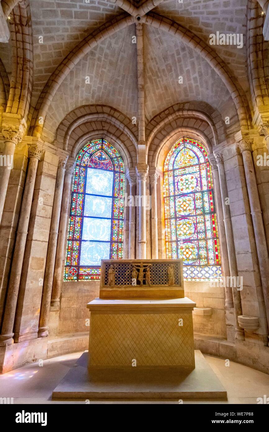France, Seine Saint Denis, Saint Denis, the cathedral basilica Stock
