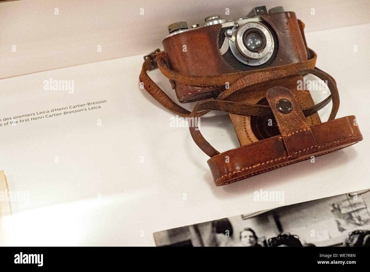 France, Paris, Marais district, Henri Cartier Bresson Foundation, his  camera Stock Photo - Alamy