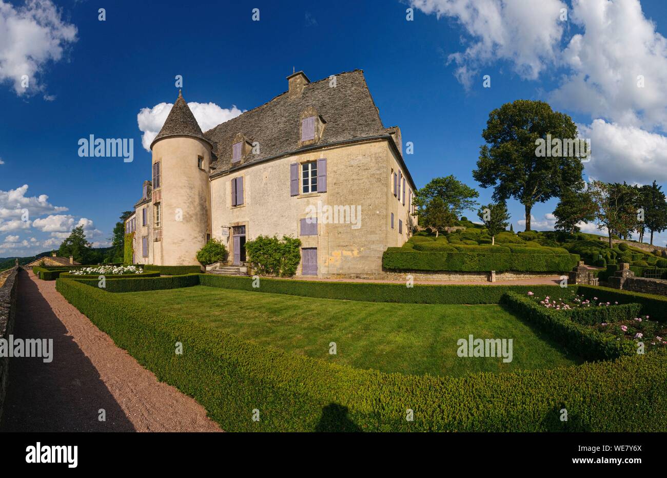 France, Dordogne, Vezac, castle of Marqueyssac Stock Photo