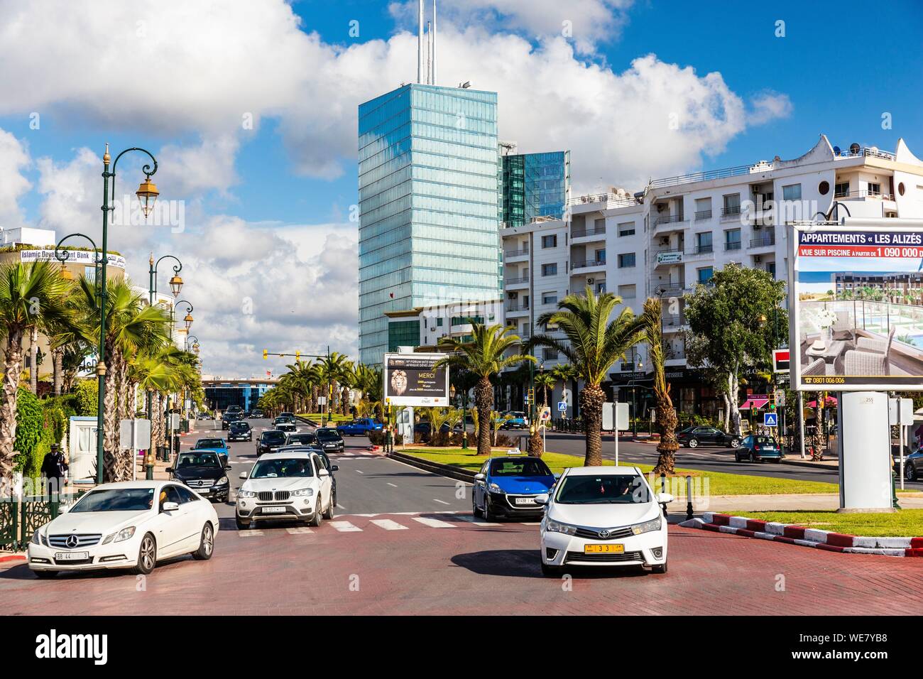 Morocco, Rabat, district Hay Ryad Stock Photo