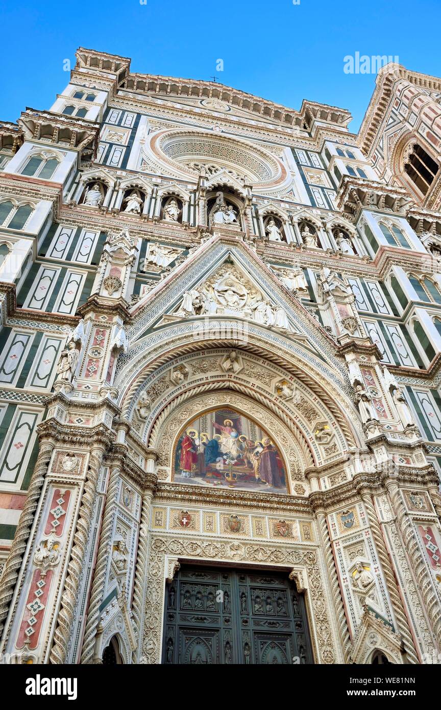 Italy, Tuscany, Florence, listed as World Heritage by UNESCO, the Santa Maria del Fiore cathedral Stock Photo