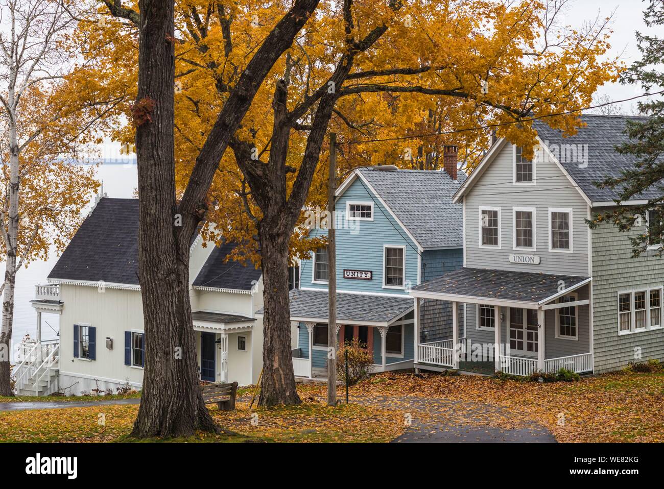 United States Maine Bayside Bayview Cottages Oceanside