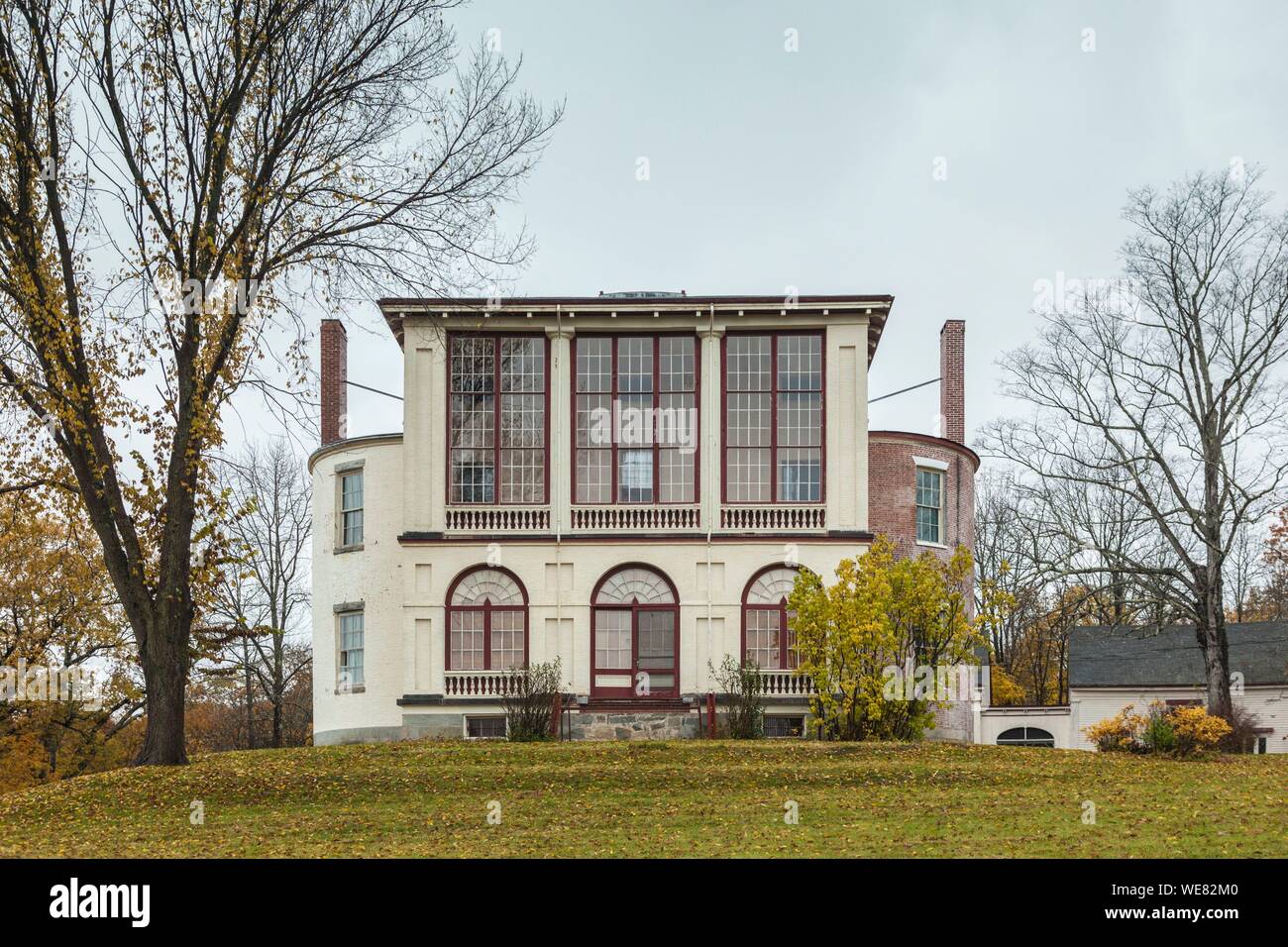 United States, Maine, Wiscasset, Castle Tucker, historic home of the