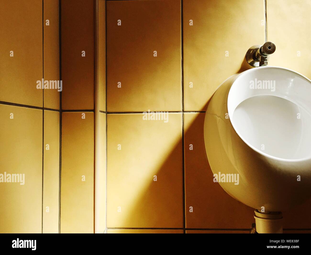 Urinal In Bathroom Stock Photo Alamy