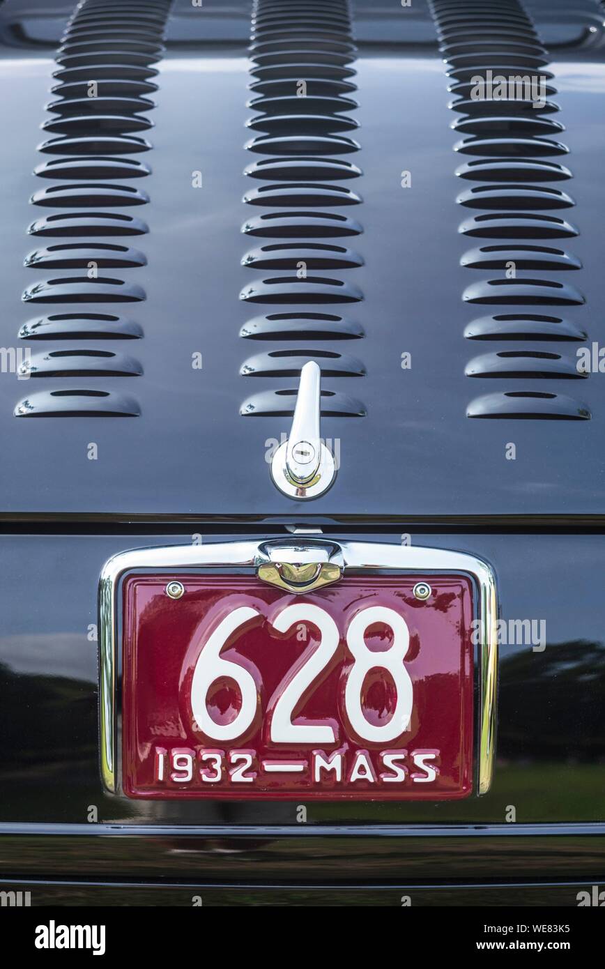 United States New England Massachusetts Cape Ann Gloucester Antique Car 1950s Era Hot Rod Detail Stock Photo Alamy