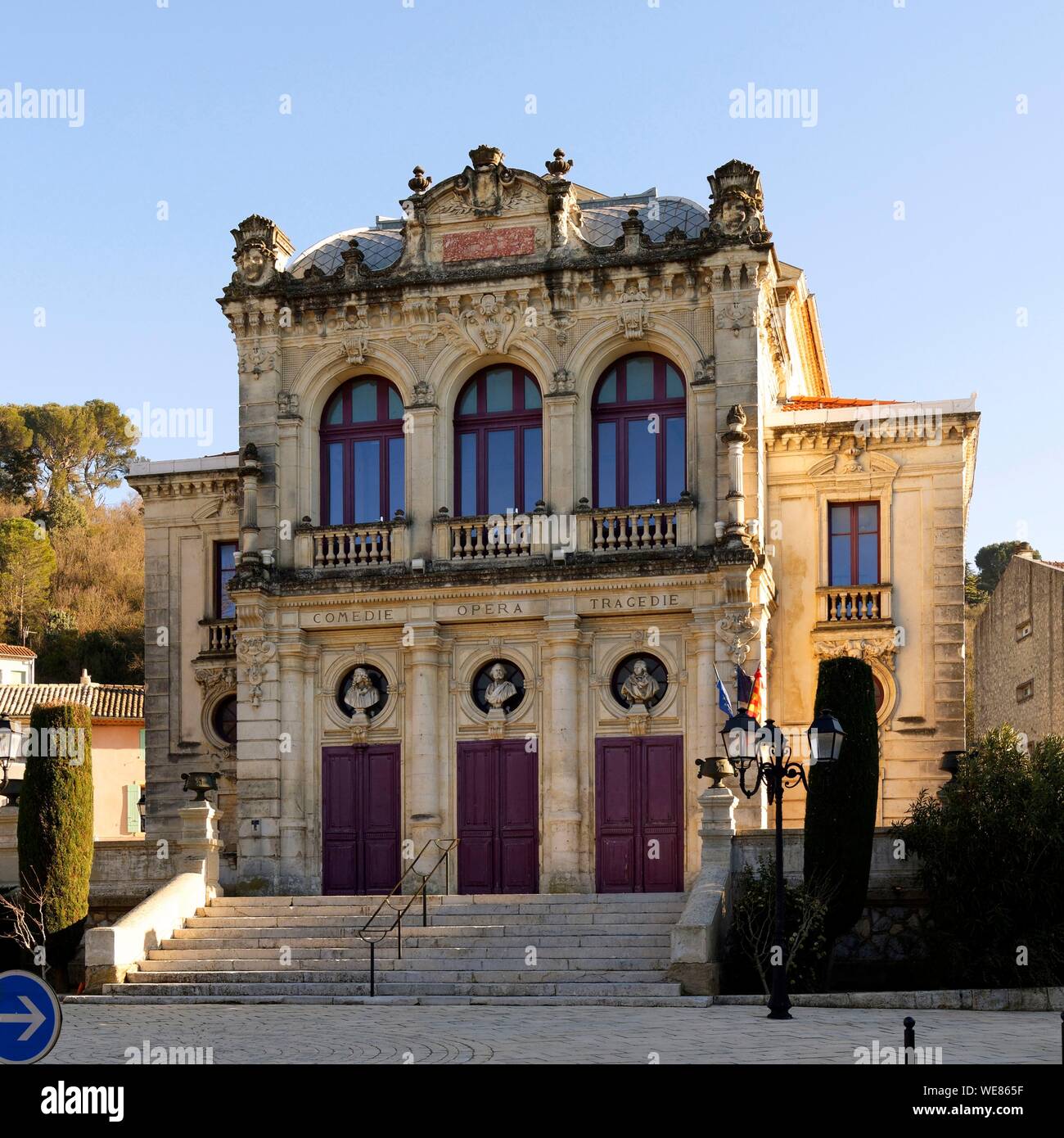 France, Vaucluse, Orange, during Aristide Briand, Municipal Theatre Stock Photo