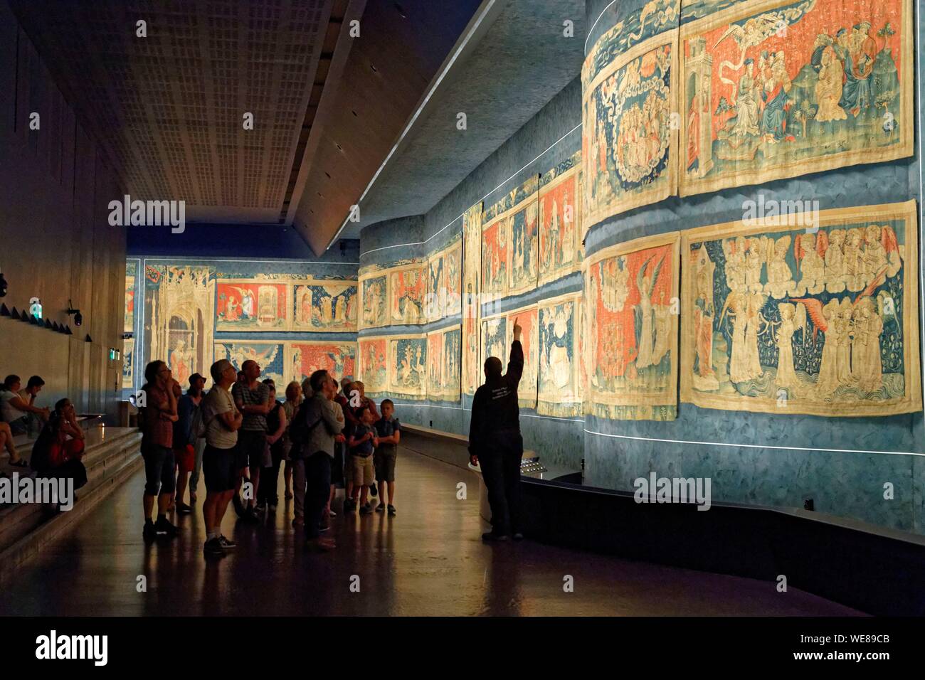 France, Maine et Loire, Angers, the castle of the Dukes of Anjou built