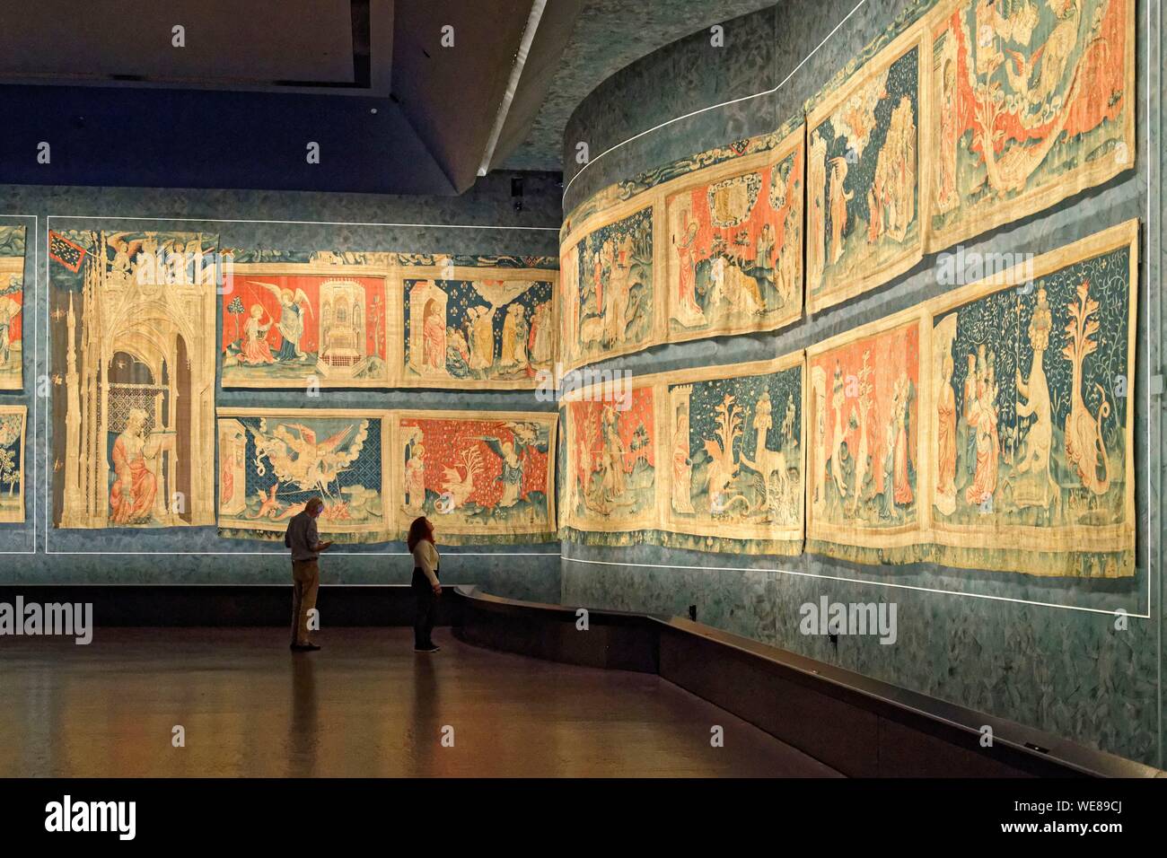 France, Maine et Loire, Angers, the castle of the Dukes of Anjou built