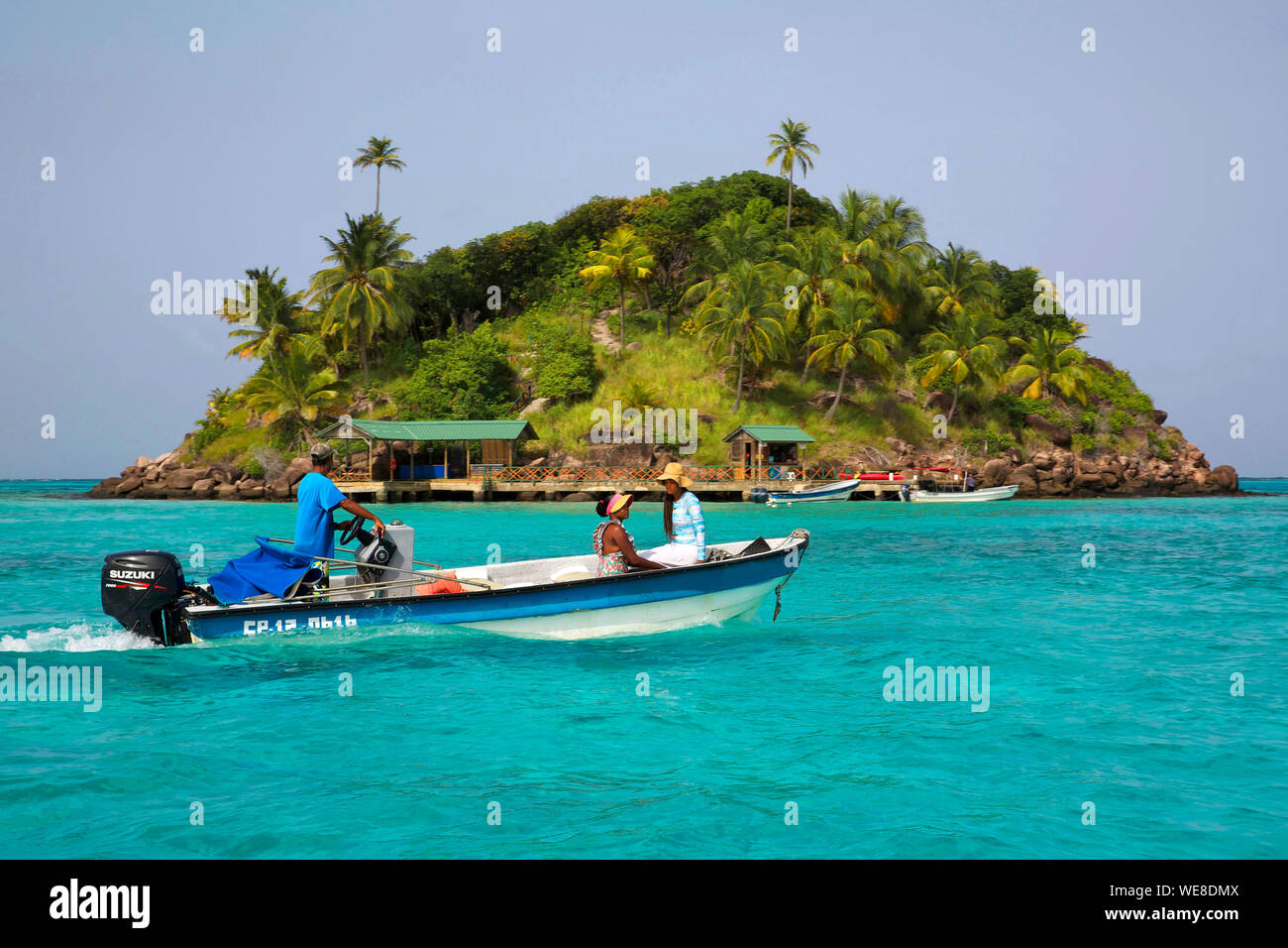 Colombia, Providencia Island, Cayo Cangrejo, islet in the Caribbean Sea Stock Photo