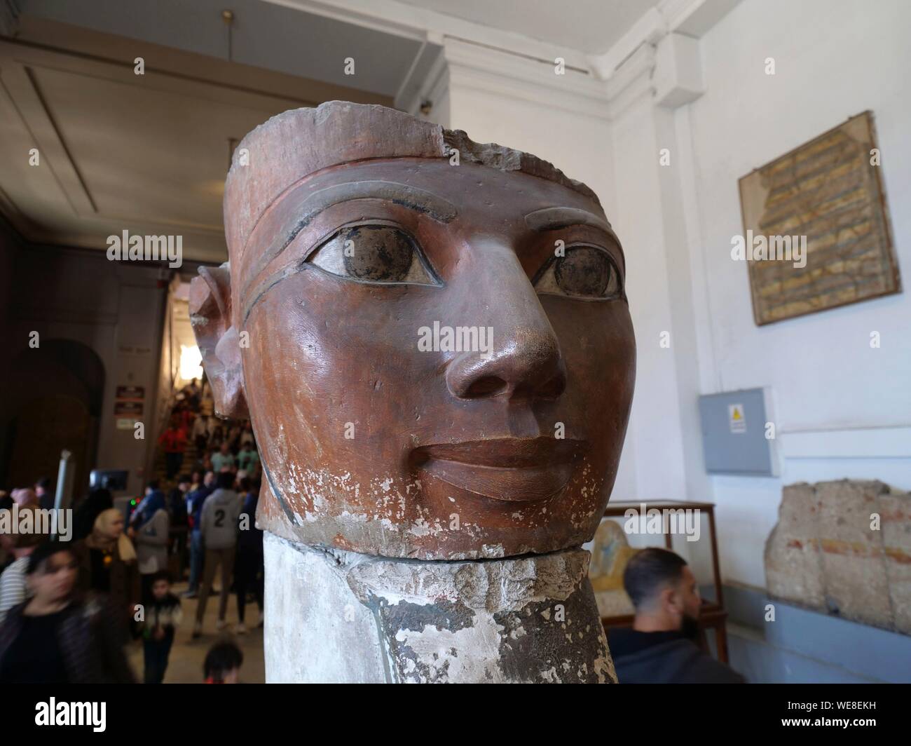 Egypt, Cairo, Egyptian Museum Cairo, statue representing Queen Pharaoh Hatshepsut Stock Photo