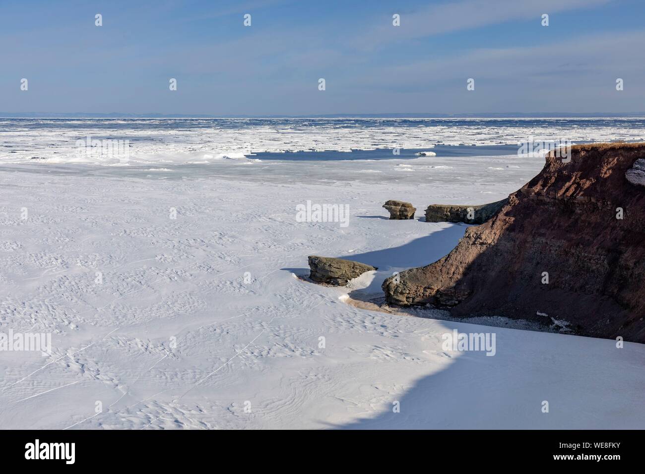 Canada, Province of New Brunswick, Chaleur Region, Chaleur Bay, Great Anse and Bathurst Coast Stock Photo