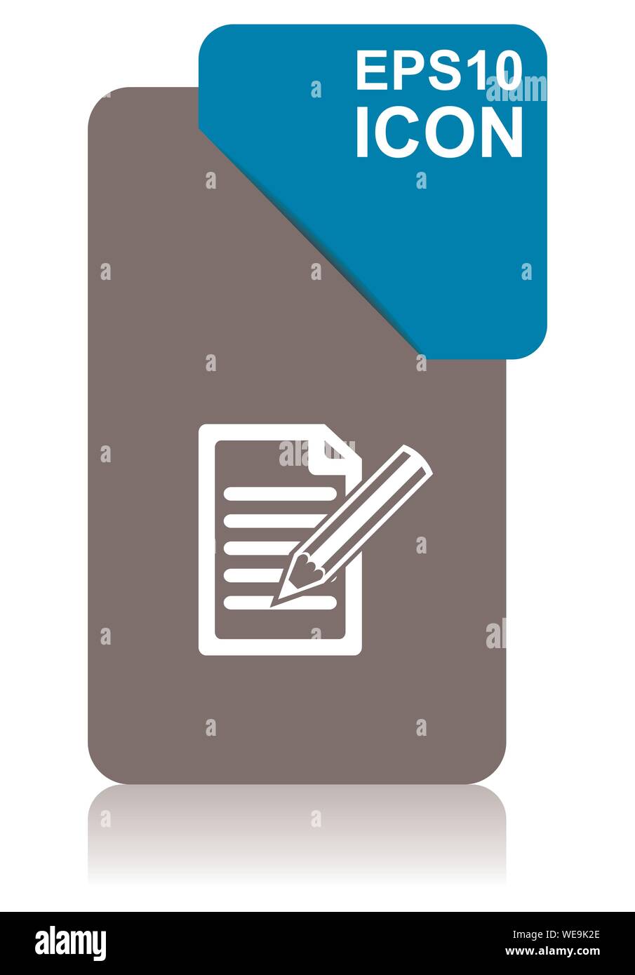 Subscribe black and blue vector pointer icon on white background in eps 10 Stock Vector
