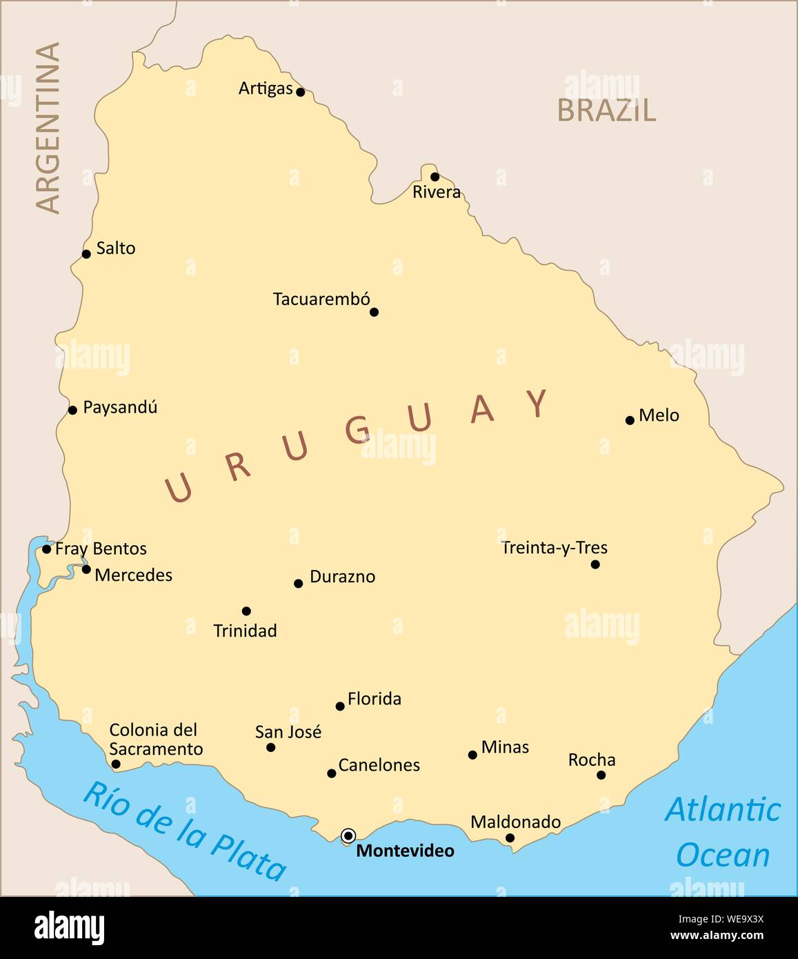 Border zone map hi-res stock photography and images - Alamy