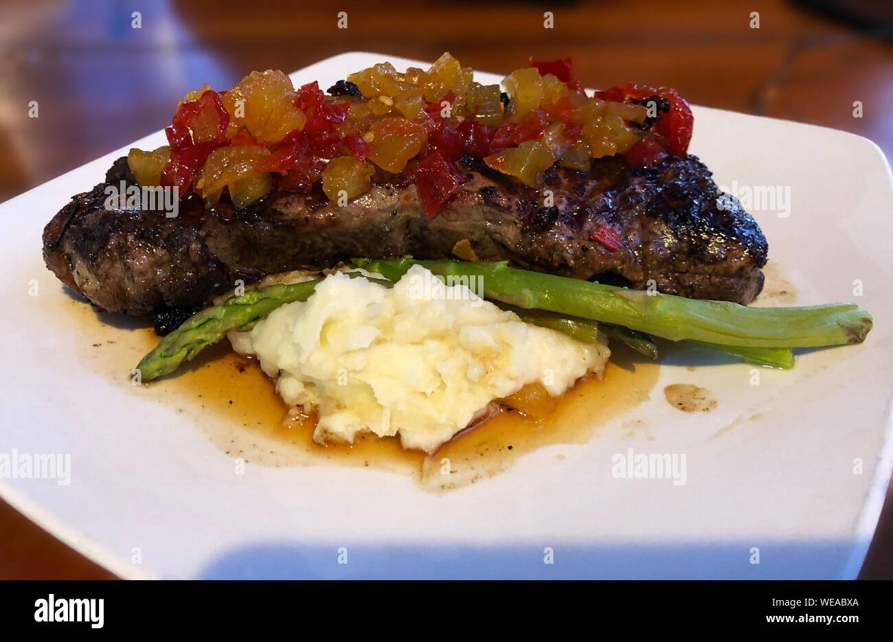 Big sirloin steak potato hi-res stock photography and images - Alamy