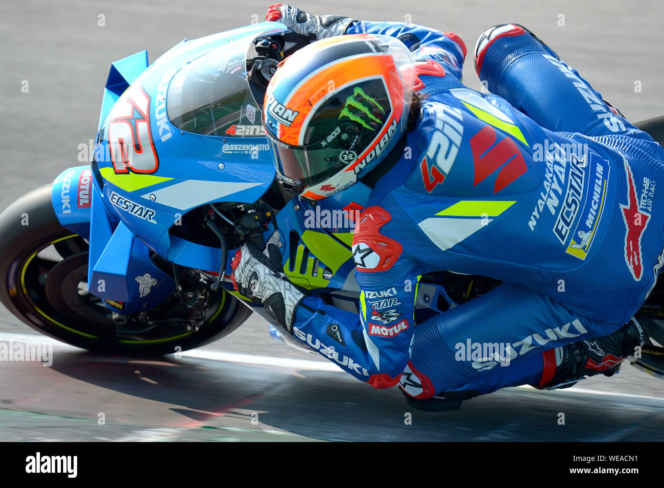 Misano Adriatico, Italy, 30 Aug 2019, 42 ALEX RINS SUZUKI during Official  Test Motogp - Misano 2019 - MotoGP - Credit: LPS/Giorgio Panacci/Alamy Live  News Stock Photo - Alamy