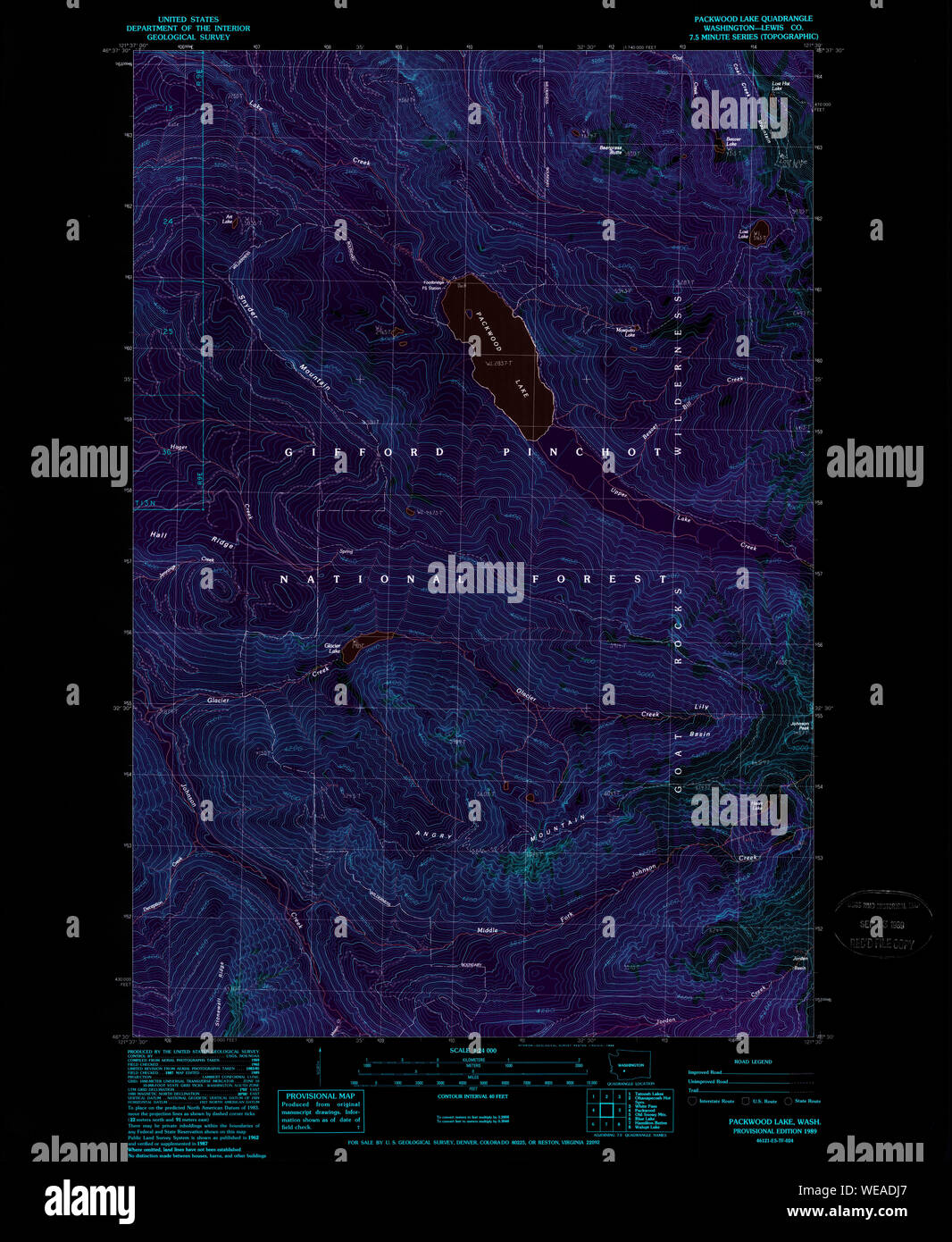 Map of packwood hires stock photography and images Alamy
