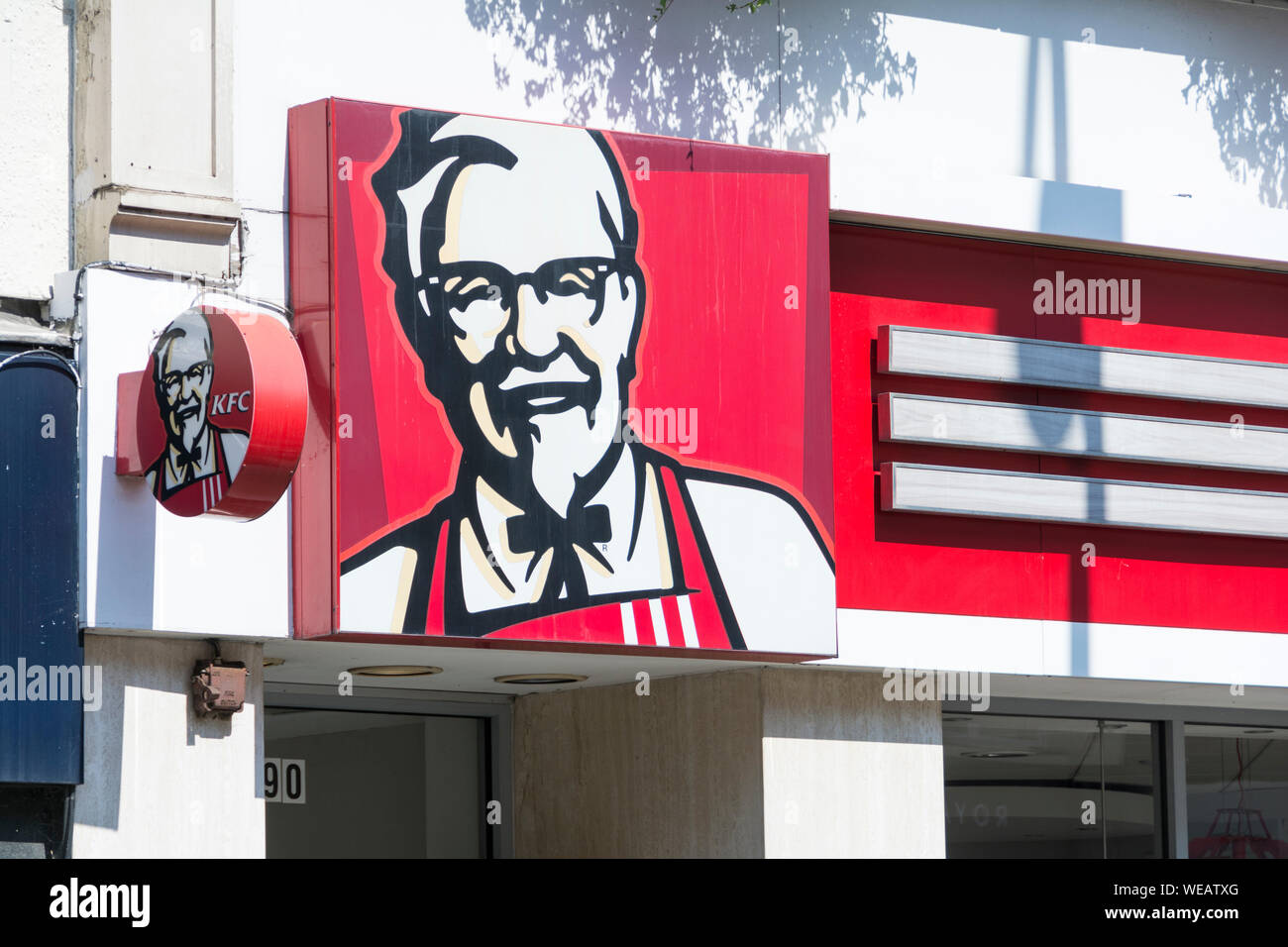 KFC, Kentucky Fried Chicken outlet on King Street, Hammersmith, London