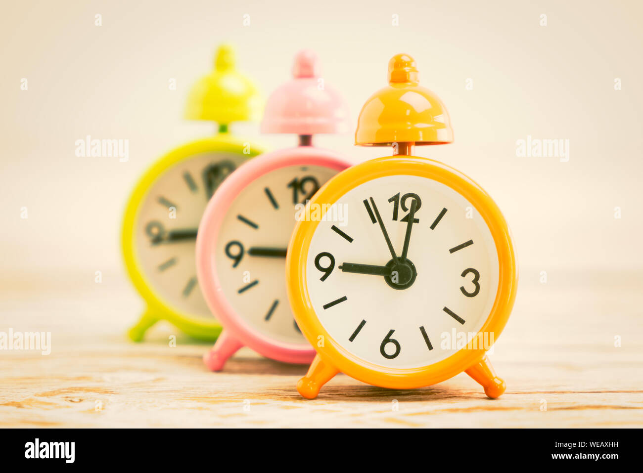 Multi colored clock hires stock photography and images Alamy