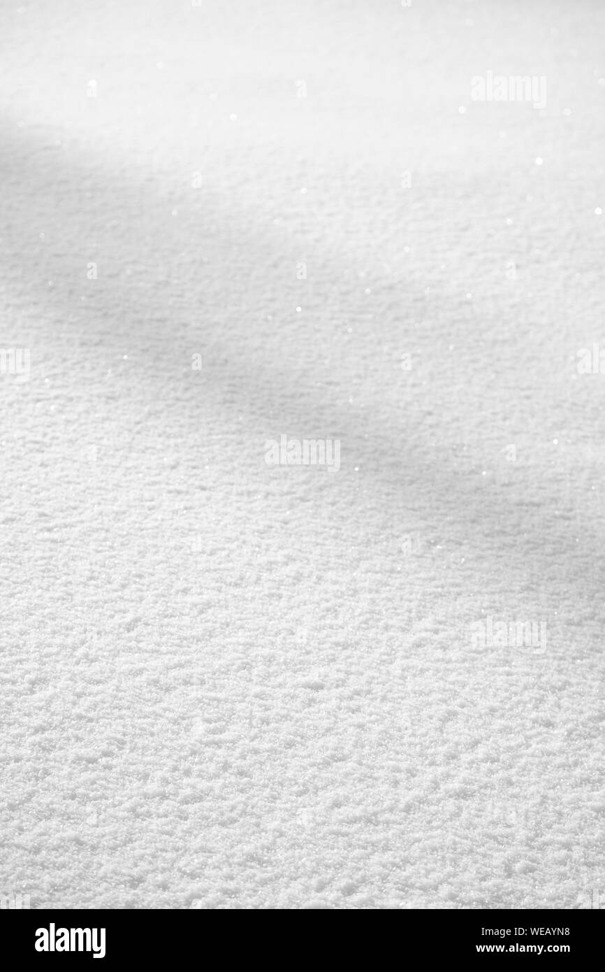snow texture with perpective or white background Stock Photo