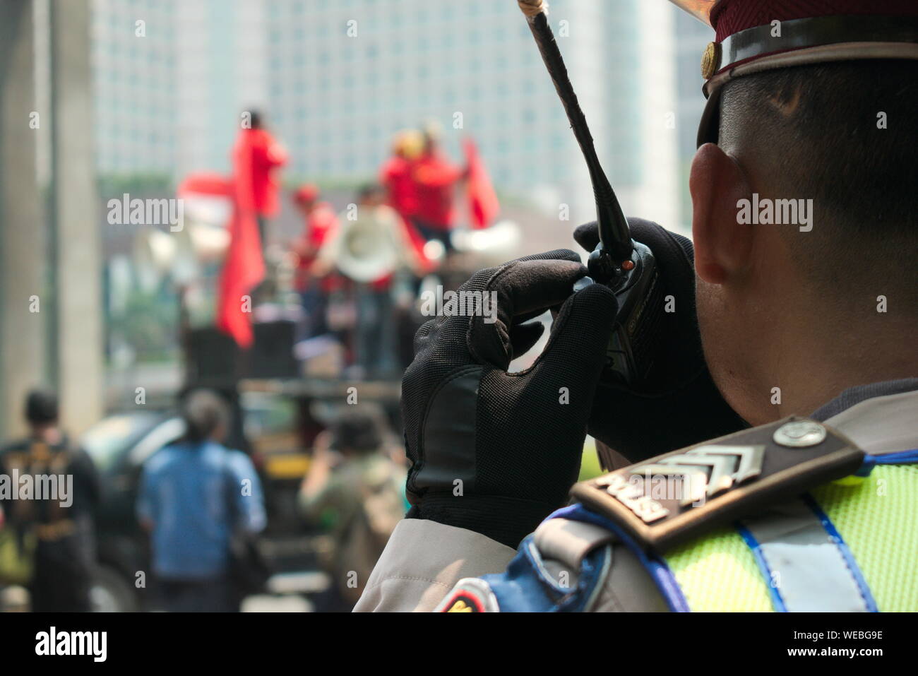 Police Walkie Talkie High Resolution Stock Photography and Images Alamy