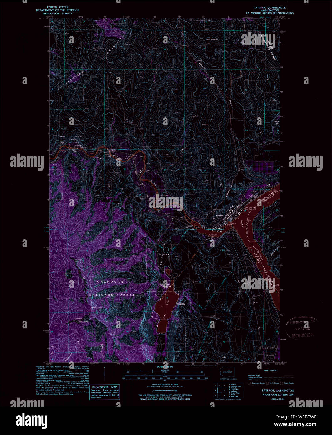 Map of pateros washington hires stock photography and images Alamy
