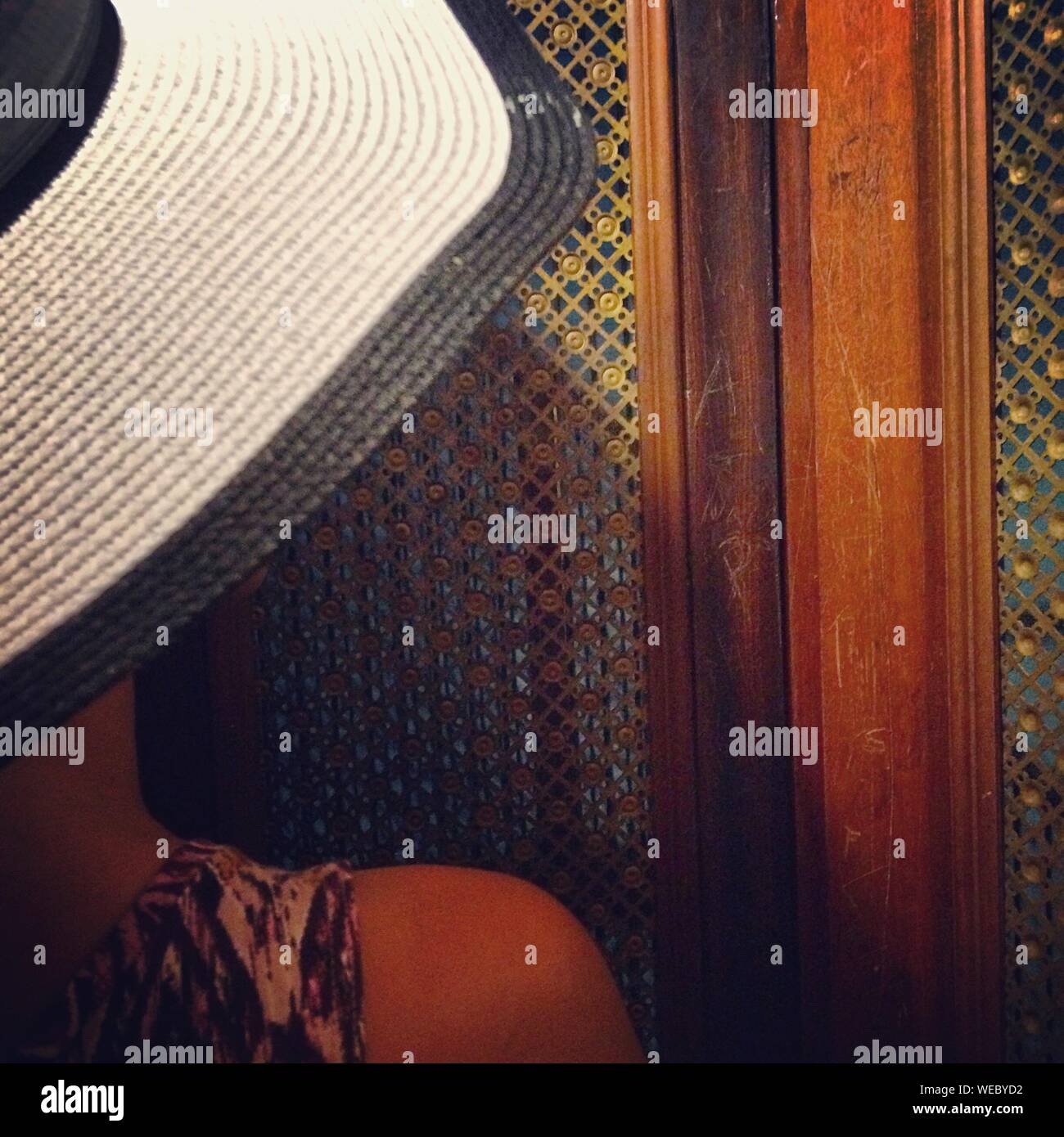 Wearing hat in sun hi-res stock photography and images - Alamy