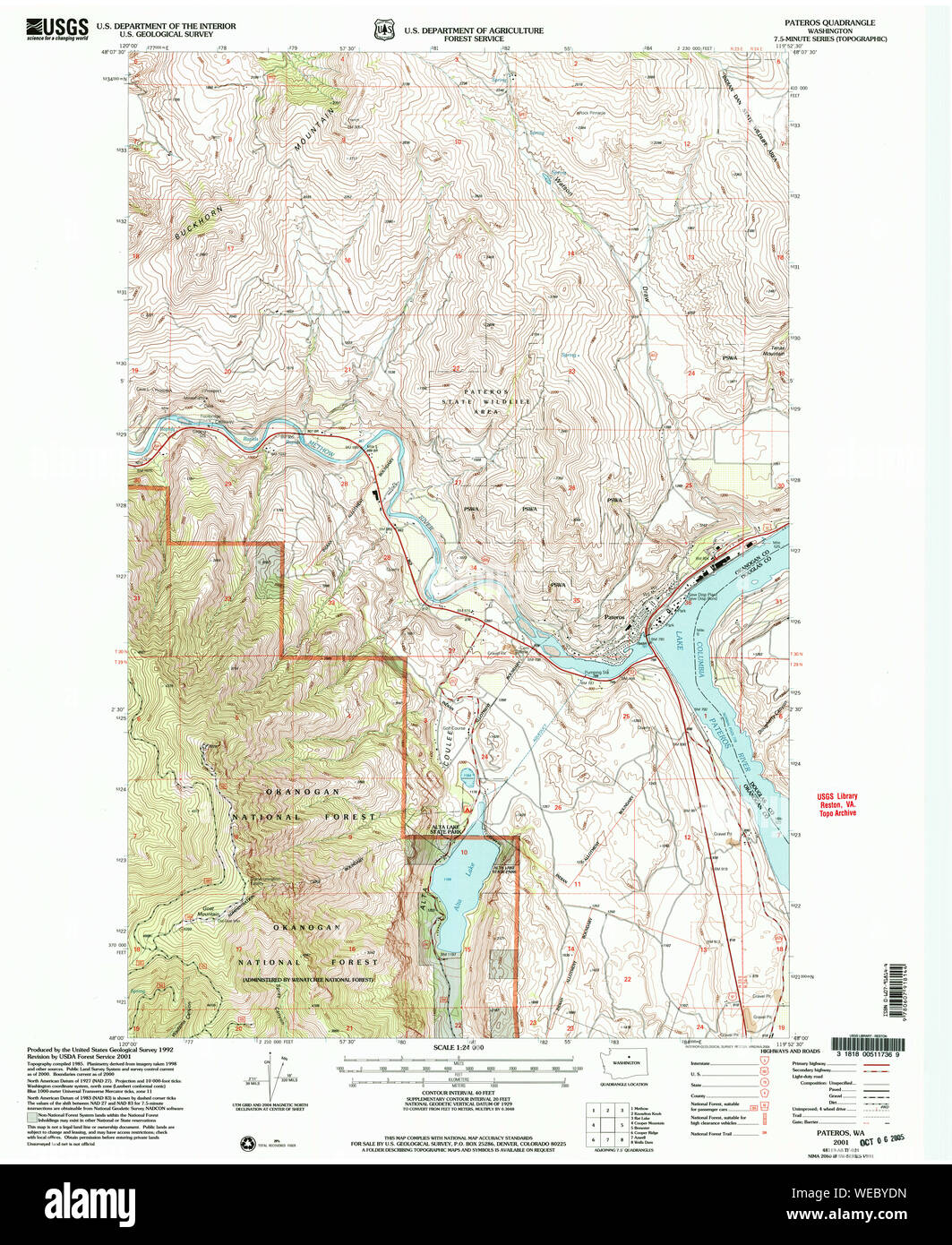 Map of pateros washington hires stock photography and images Alamy