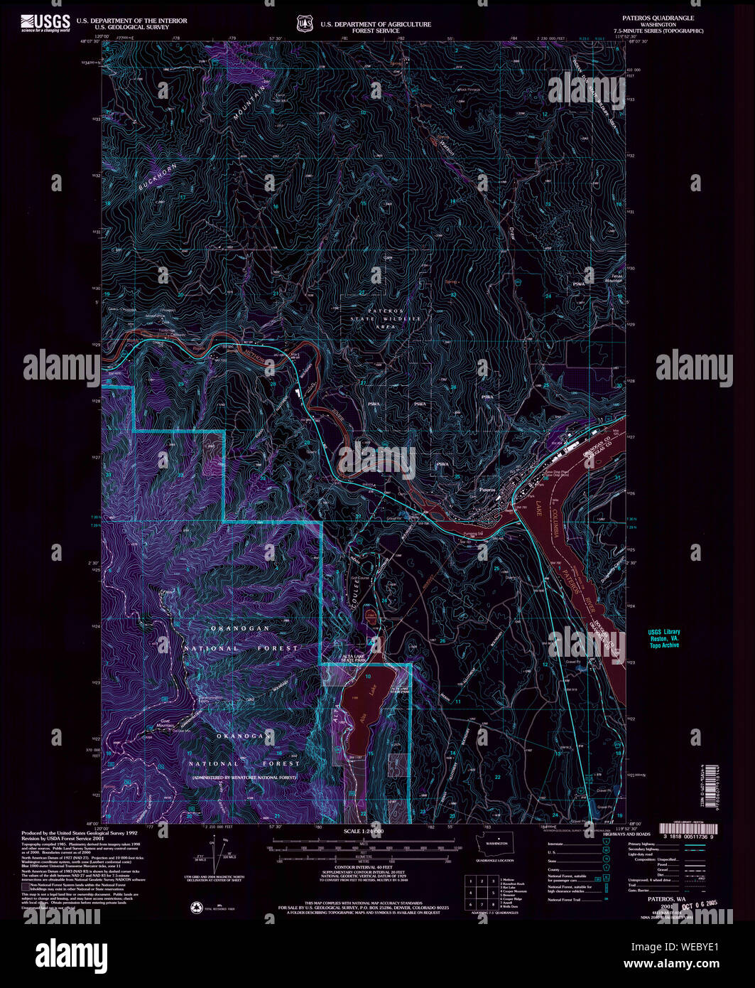 Map of pateros washington hires stock photography and images Alamy
