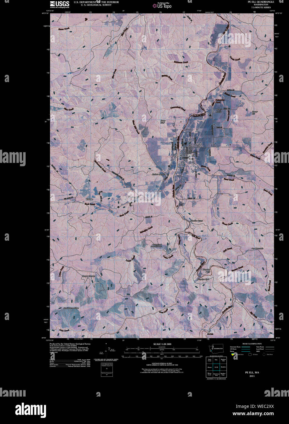 Map of pe ell hires stock photography and images Alamy