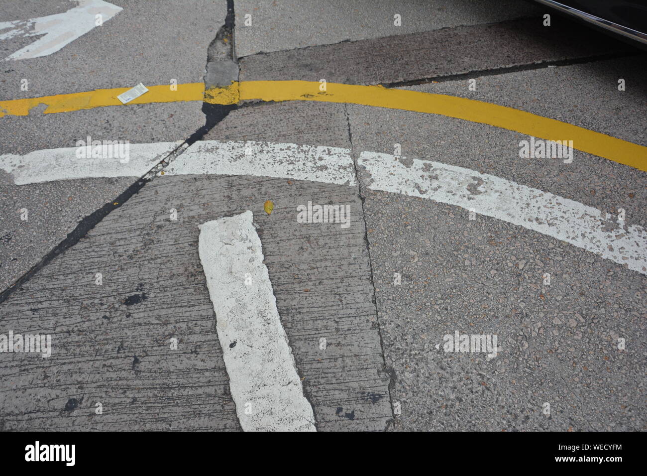 Hong Kong Road Markings High Resolution Stock Photography and Images