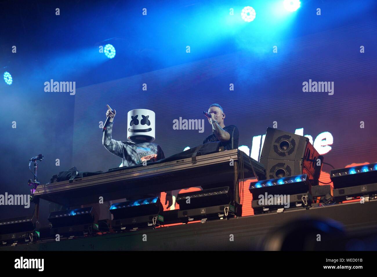 New York, NY, USA. 29th Aug, 2019. Marshmello in attendance for Z100
