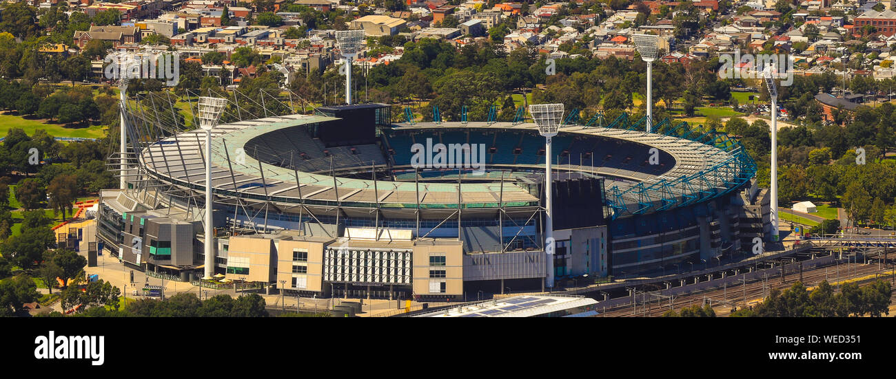 Birds eye view melbourne city hi-res stock photography and images - Alamy