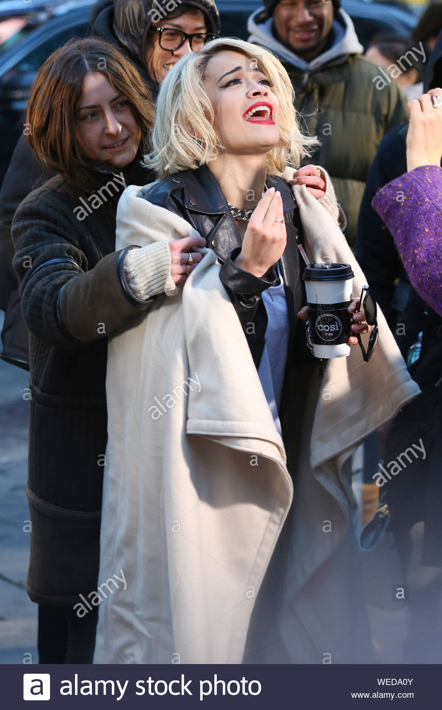 New York Ny Part 2 Rita Ora Has A Little Fun While Working A