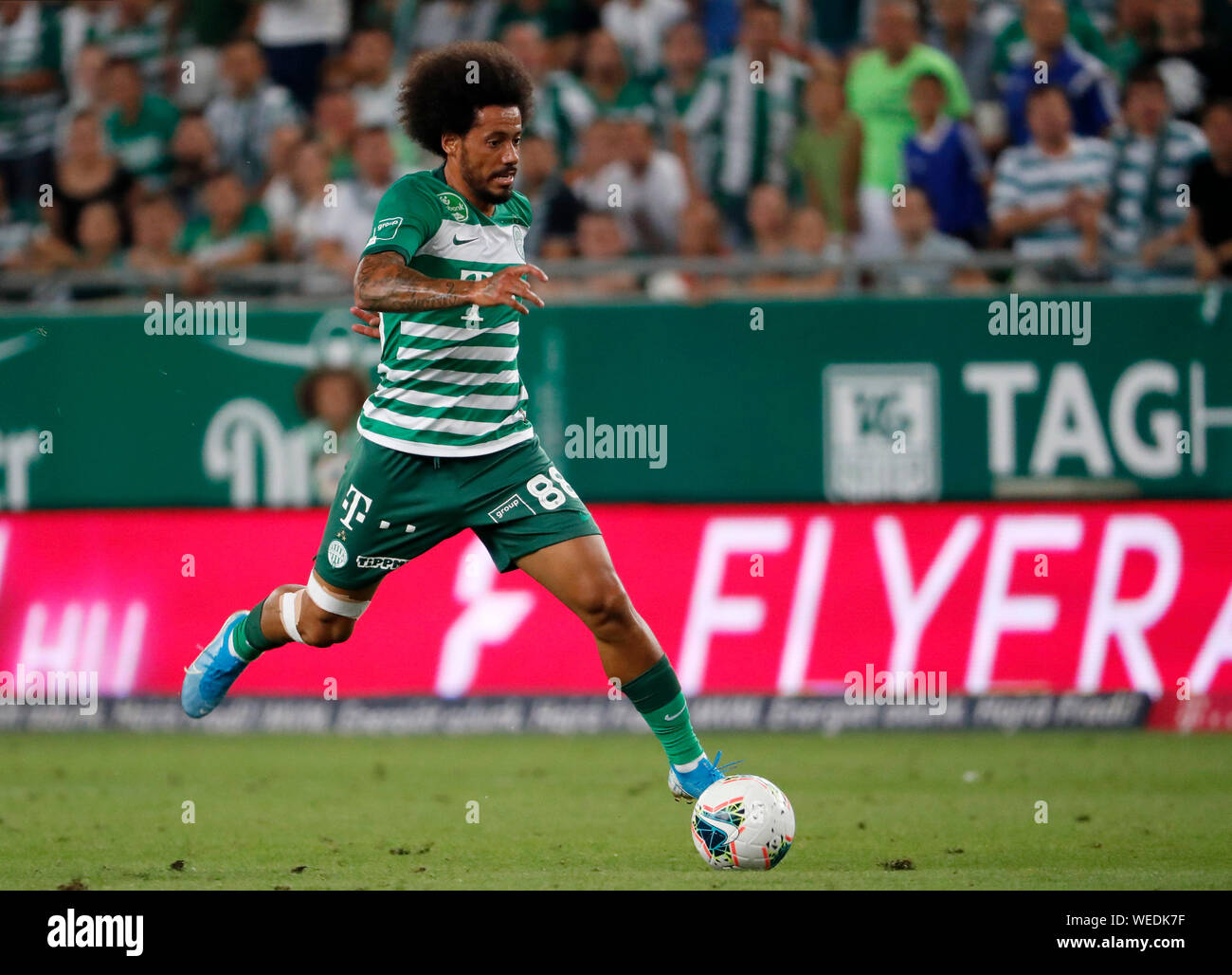 BUDAPEST, HUNGARY - FEBRUARY 15: (r-l) Isael da Silva Barbosa of