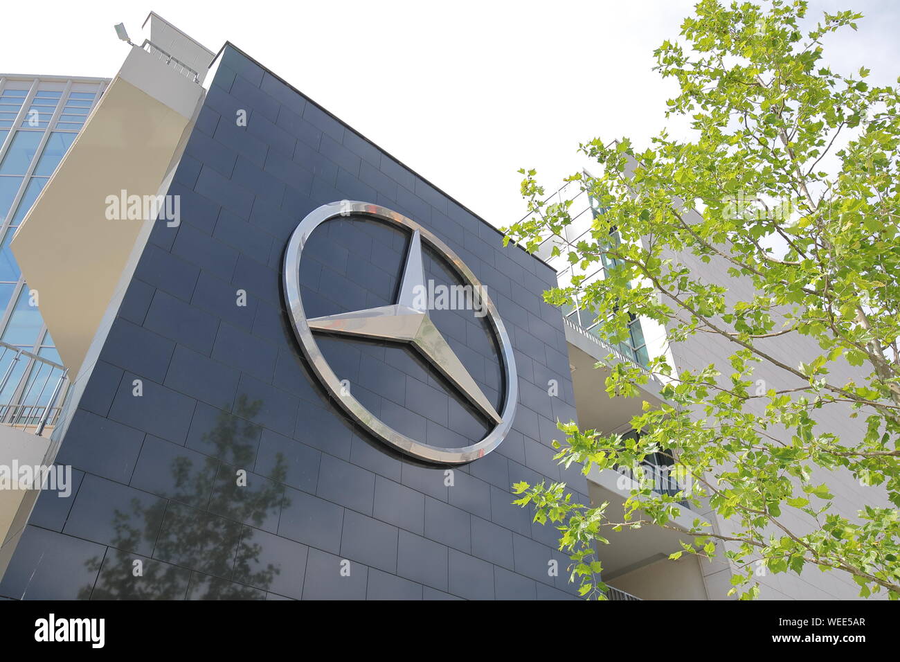 Mercedes Benz car company Germany Stock Photo