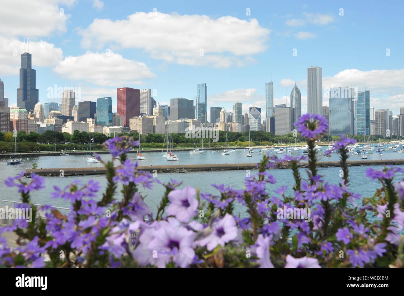 Purple Skyline High Resolution Stock Photography And Images Alamy