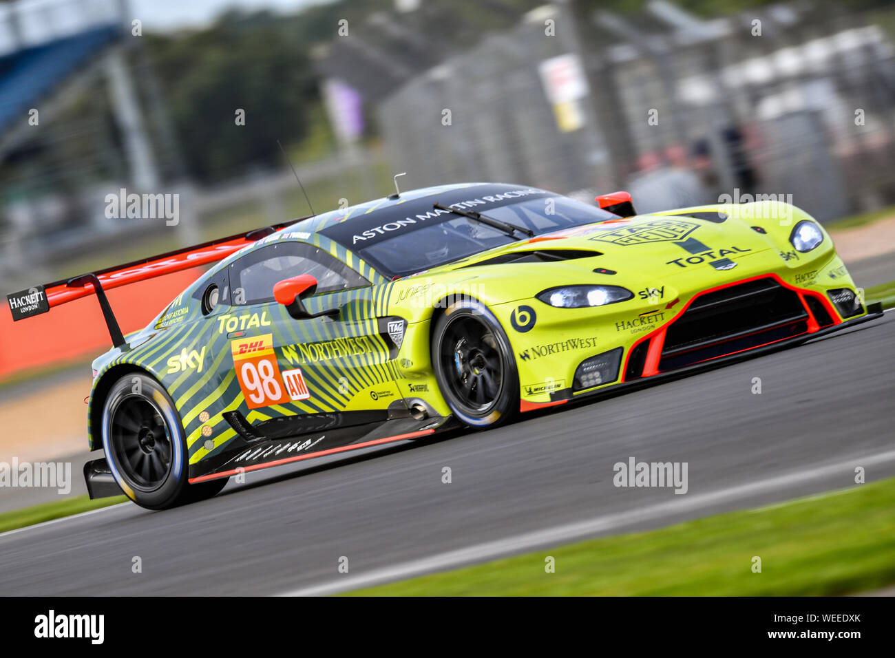 TOWCESTER, UNITED KINGDOM. 30th Aug, 2019.  during Free Practice 1 of FIA World Endurance Championship with 4 hours Silverstone at Silverstone Circuit on Friday, August 30, 2019 in TOWCESTER, ENGLAND. Credit: Taka G Wu/Alamy Live News Stock Photo