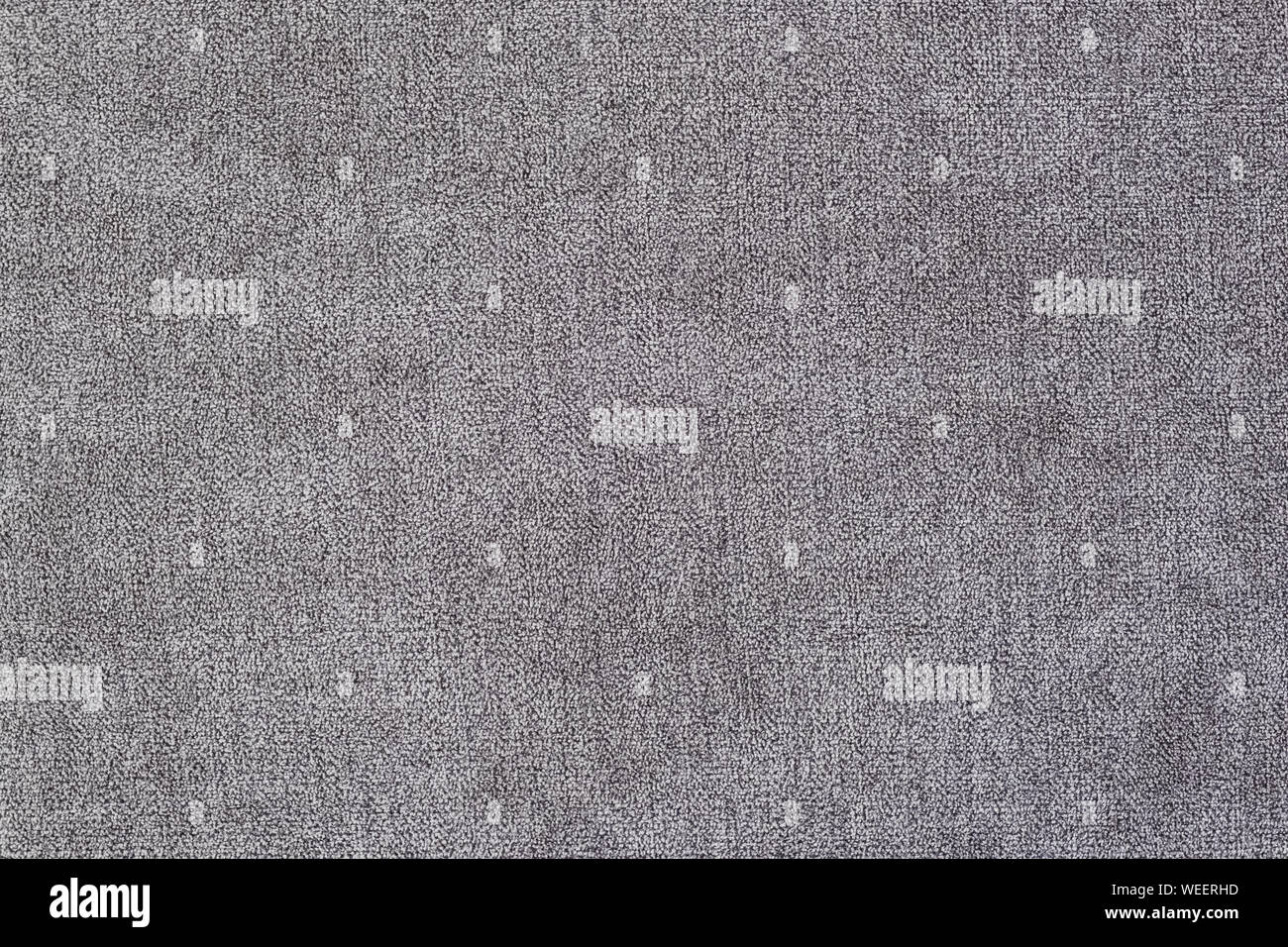fabric texture close up. thick gray textured fabric closeup Stock