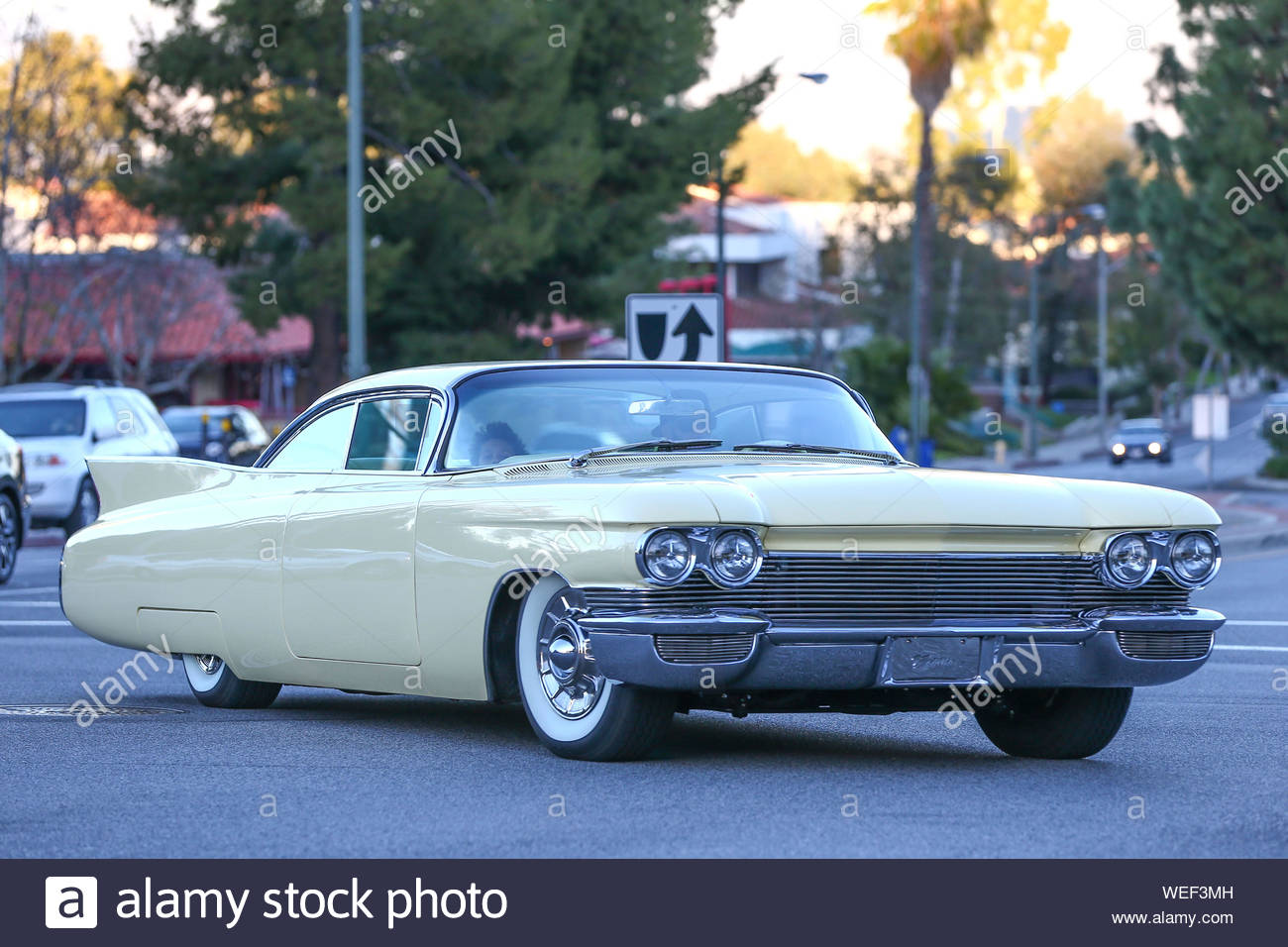 Calabasas Ca A Bearded Travis Barker And His 10 Year Old Son Landon Asher Are A Cool Pair As They Cruise Around The Streets Of Calabasas In A Rare 1960 Cadillac Front Seat Travis's cadillac collection includes his favorite girl, blond. alamy