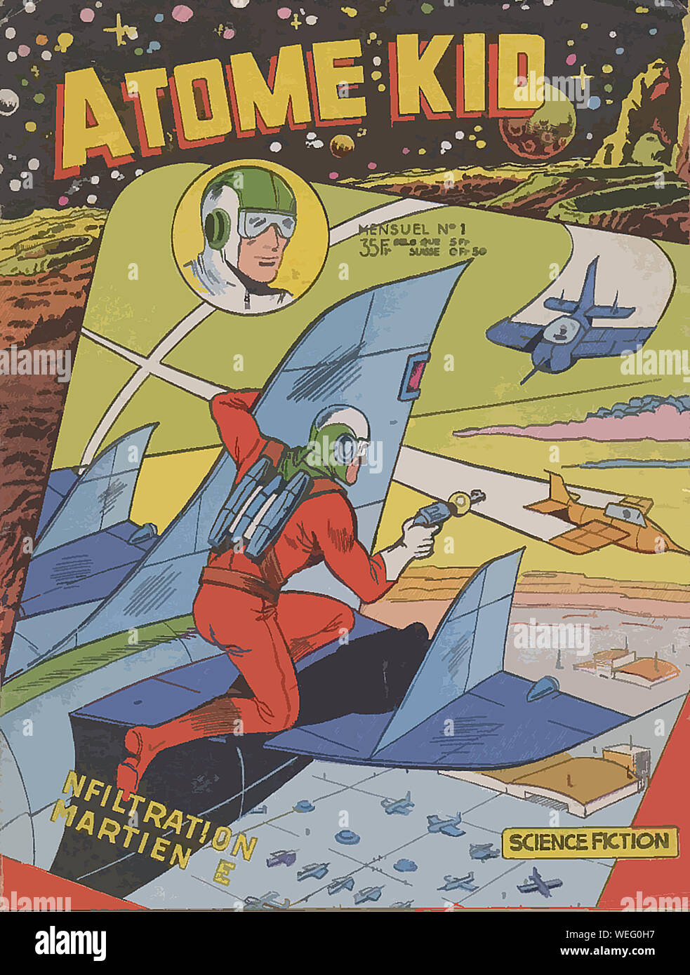 Vintage comic book cover artwork Stock Photo - Alamy