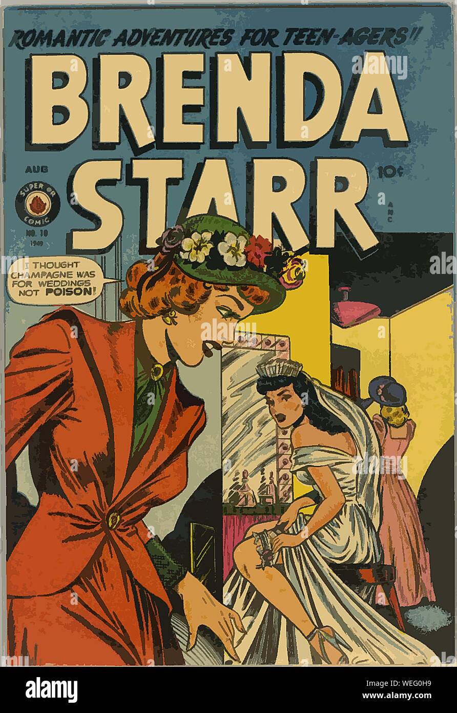 Vintage comic book cover hi-res stock photography and images - Alamy