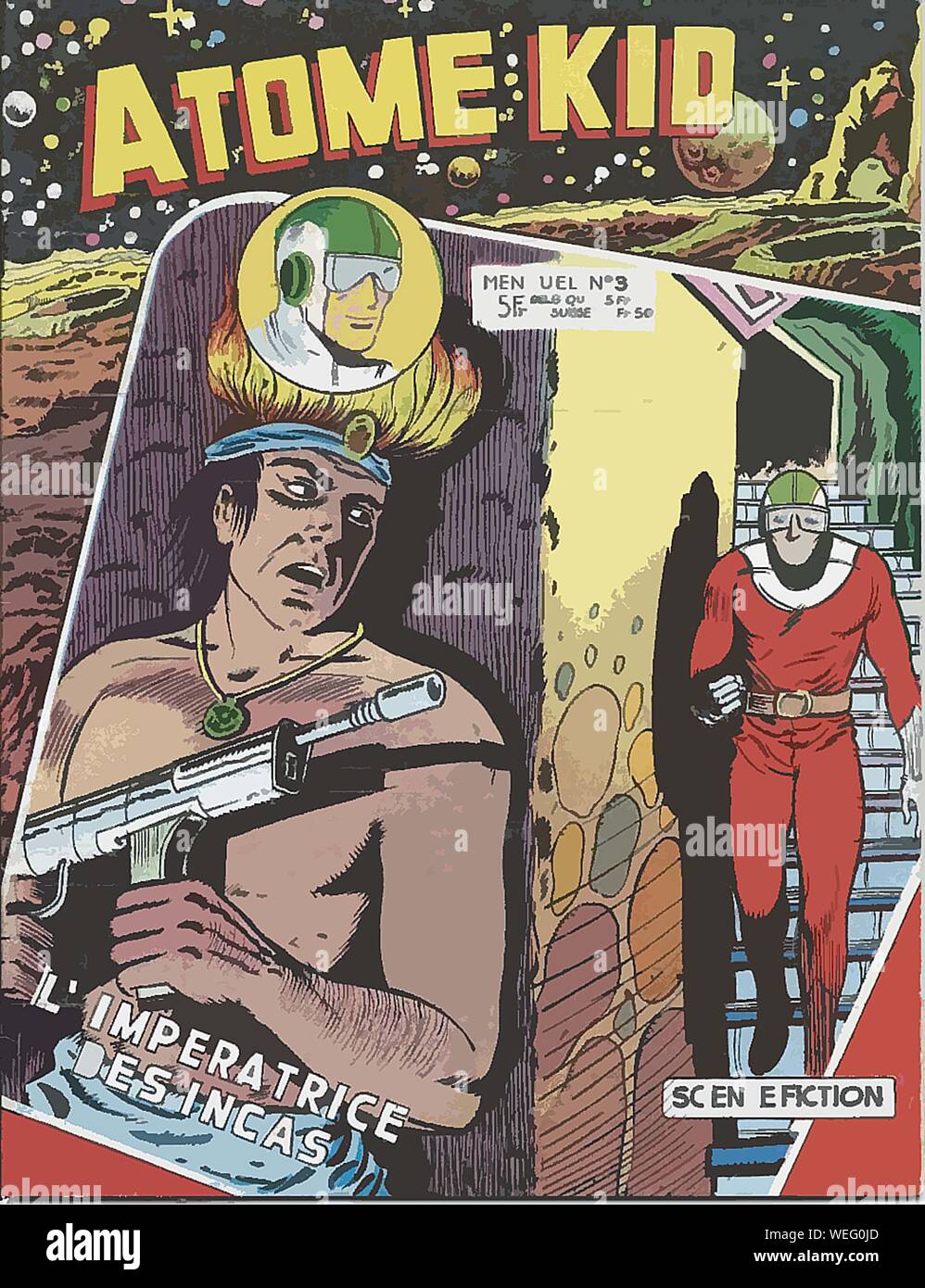 Vintage comic book cover artwork Stock Photo - Alamy