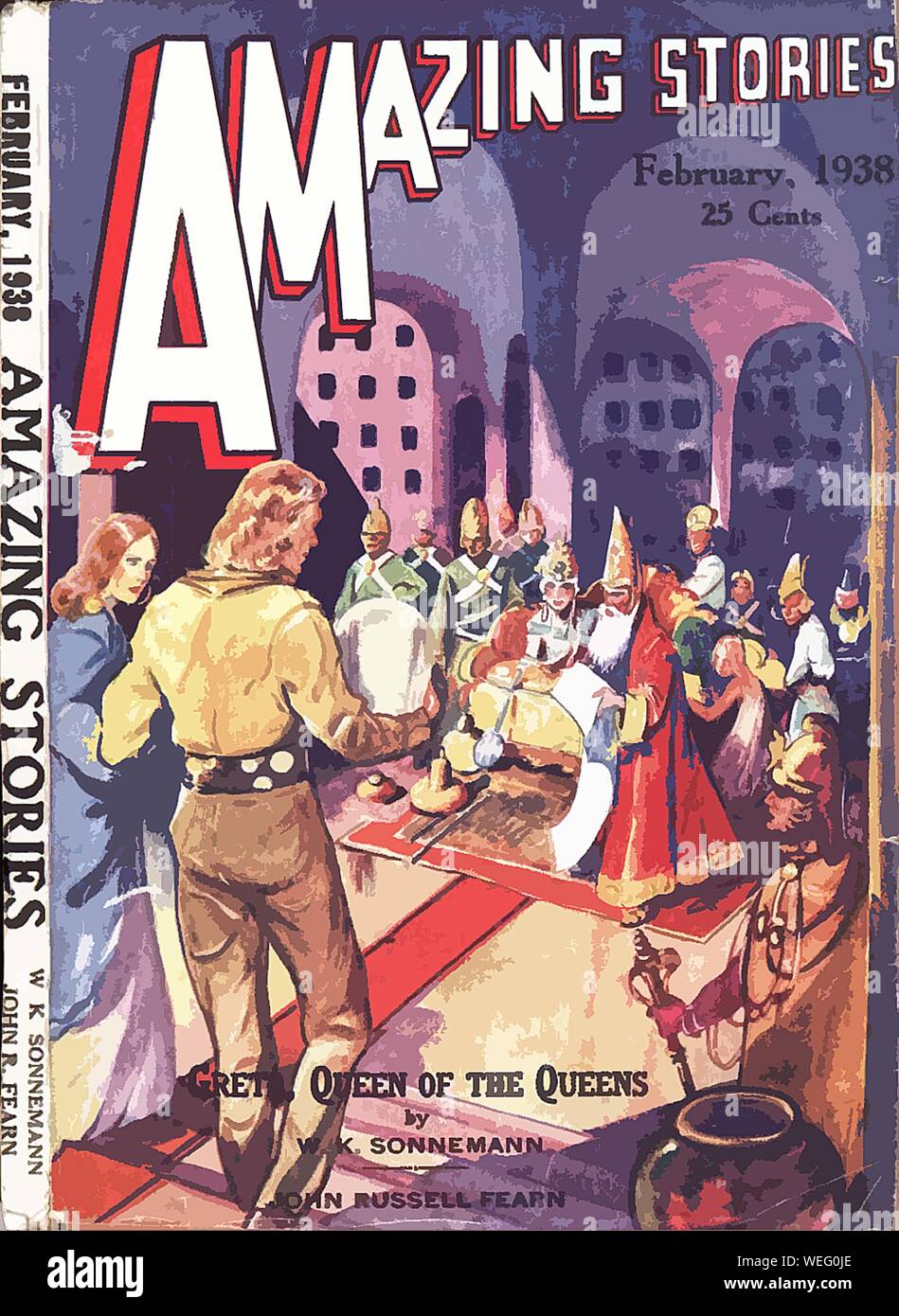 Vintage comic book cover artwork Stock Photo - Alamy