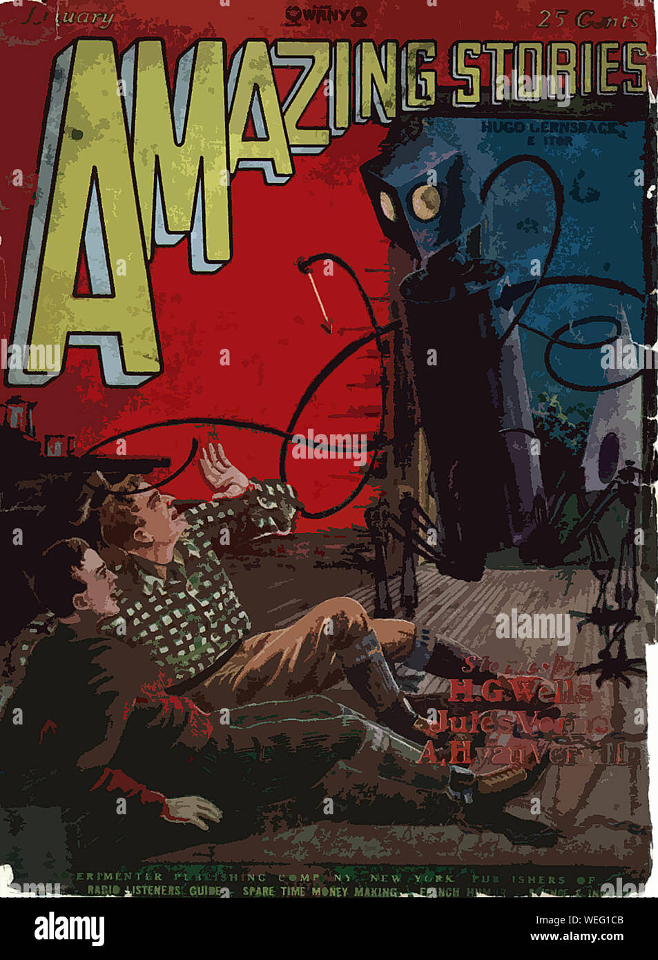 Vintage comic book cover artwork Stock Photo - Alamy