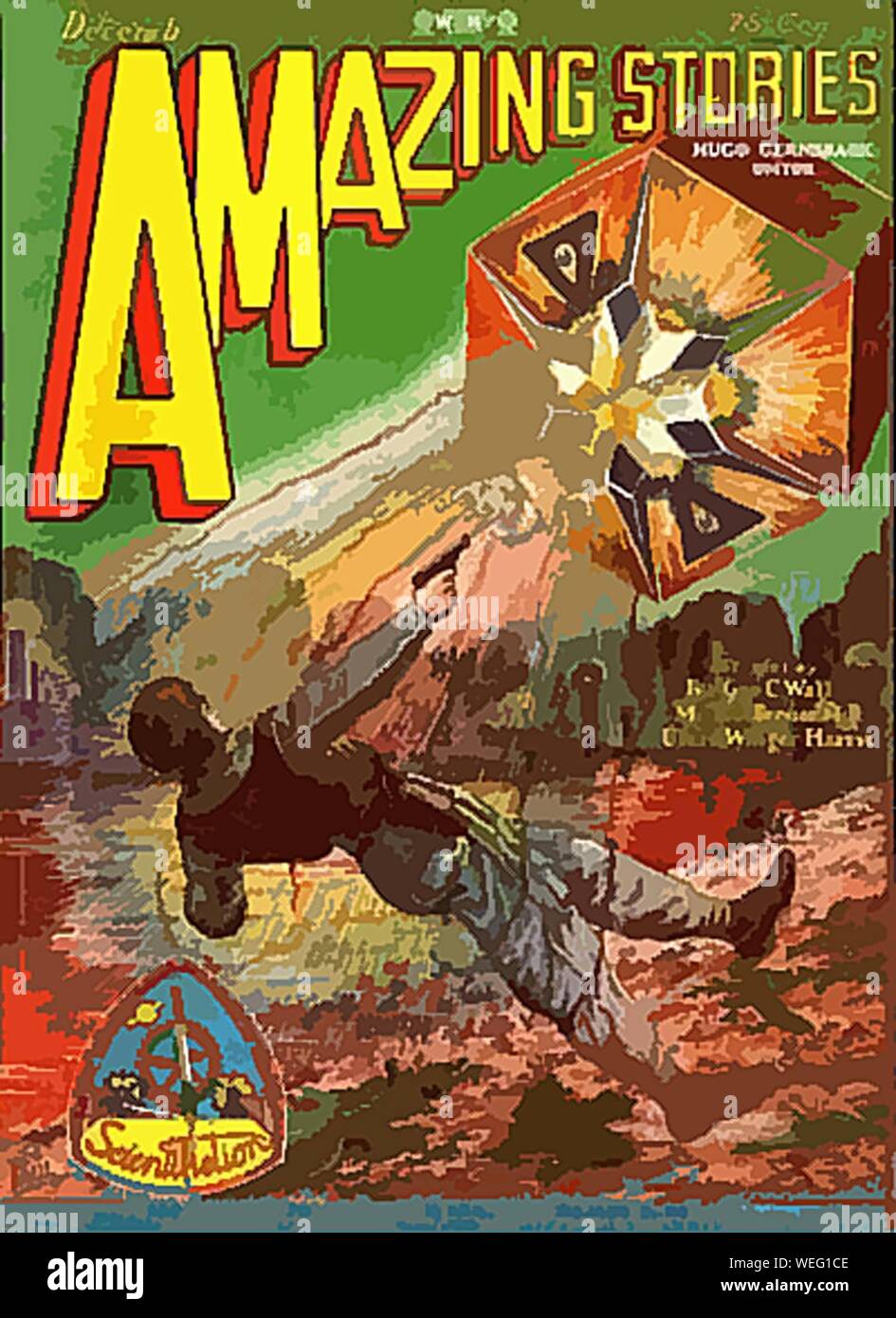 Vintage comic book cover artwork Stock Photo - Alamy