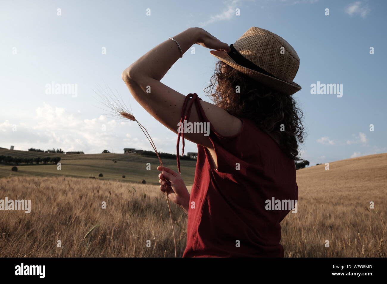 Wearing hat in sun hires stock photography and images Alamy
