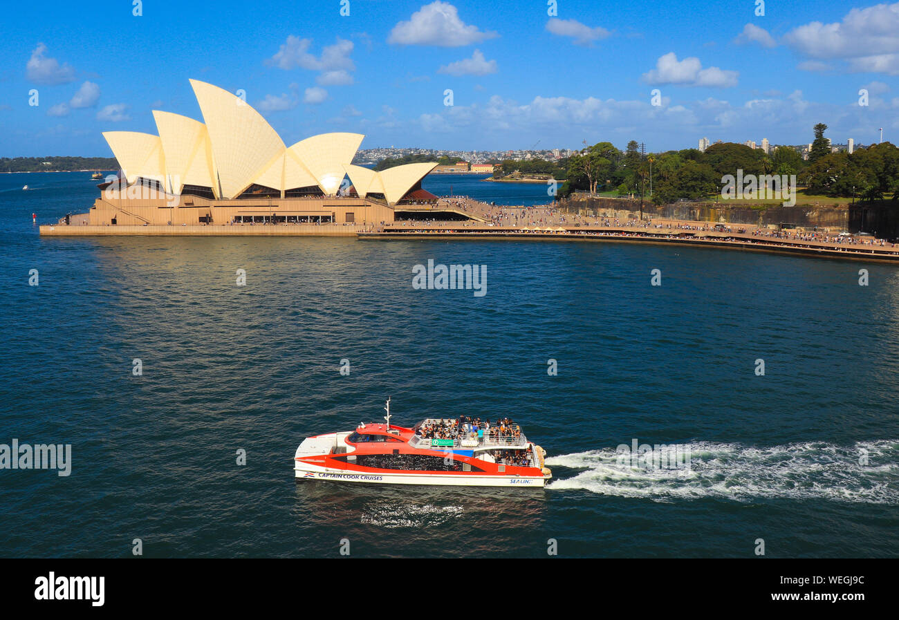 Sydney Australia, famous Opera House Stock Photo