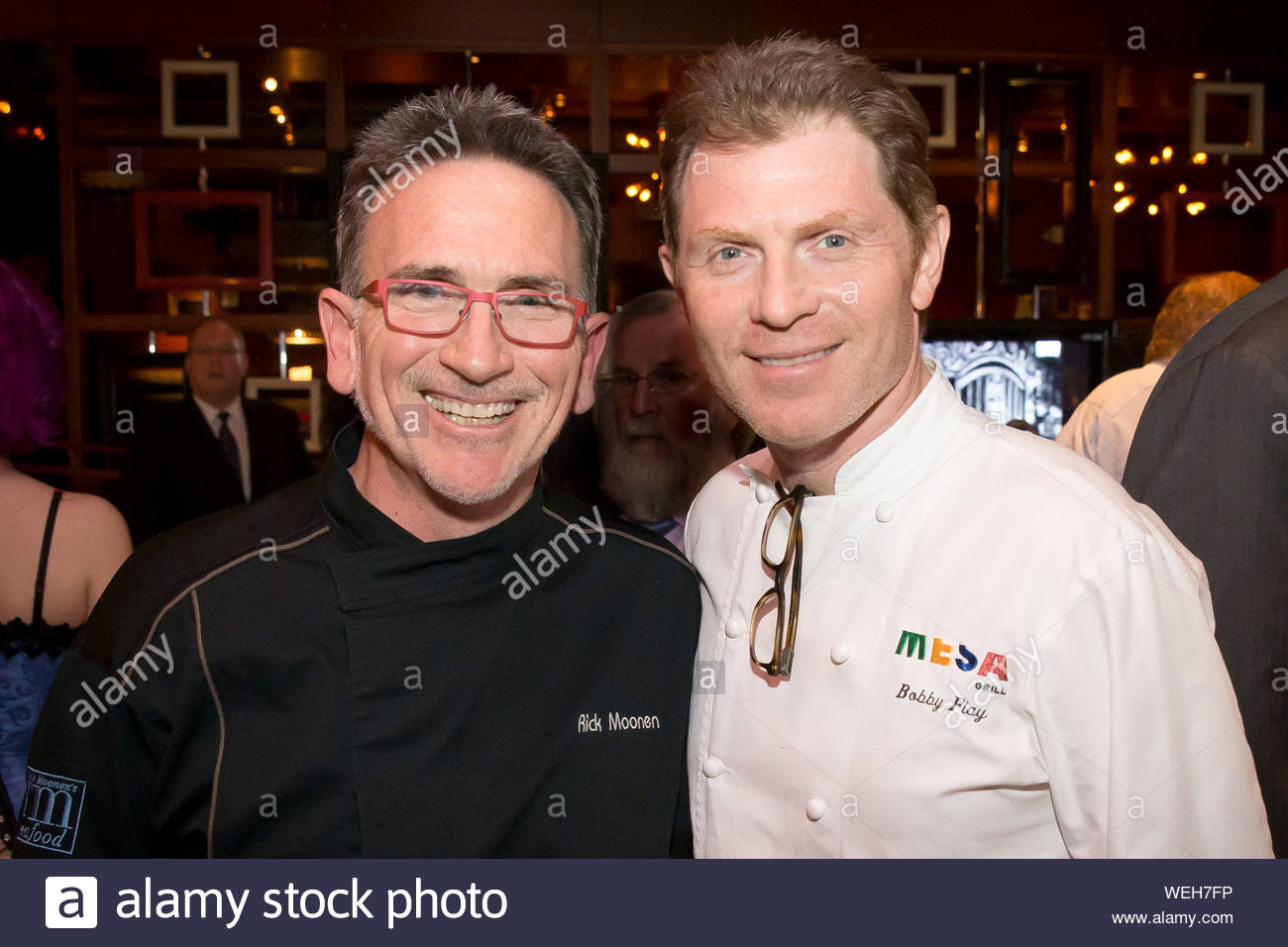 Las Vegas Nv Rick Moonen And Bobby Flay Attend The Chefs